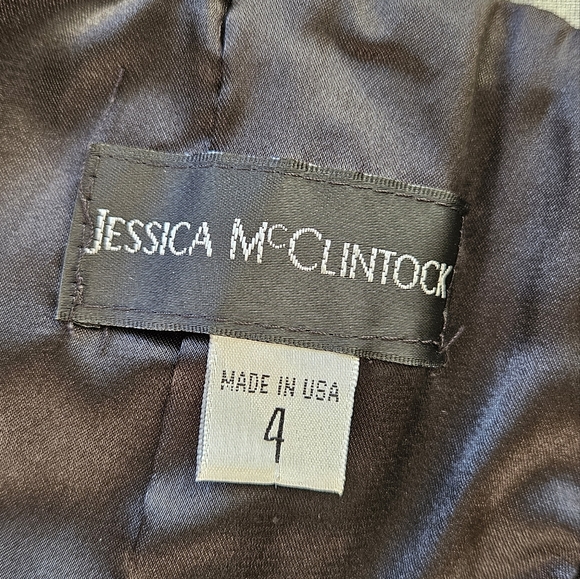 Jessica McClintock lace body con dress - size 4 - Picture 4 of 6